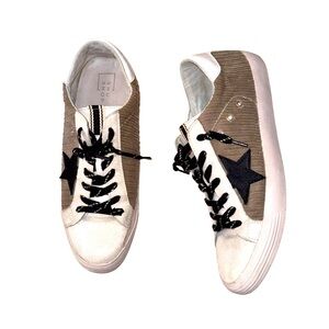 Shu shop PILAR star corduroy sneakers women’s TENNIS shoes size 11